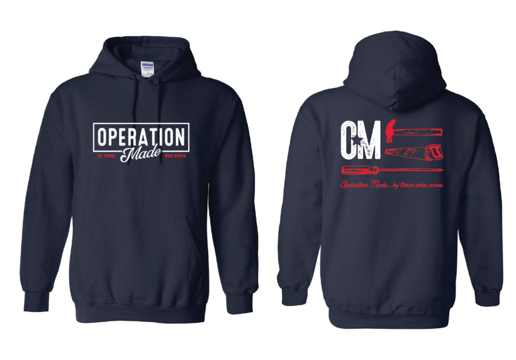 Operation Made Hoodie - Navy Blue