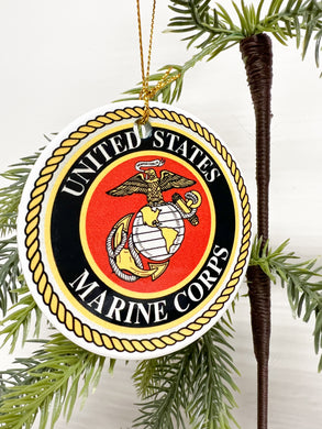 Ceramic Military Ornament - Marine Corps