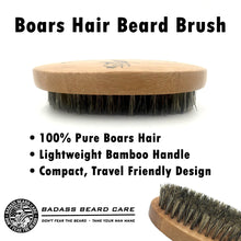 Load image into Gallery viewer, Boars Hair Beard Brush
