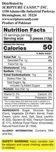 Blueberries & Cream Hard Candy 5.5oz Bag, 25 Pieces