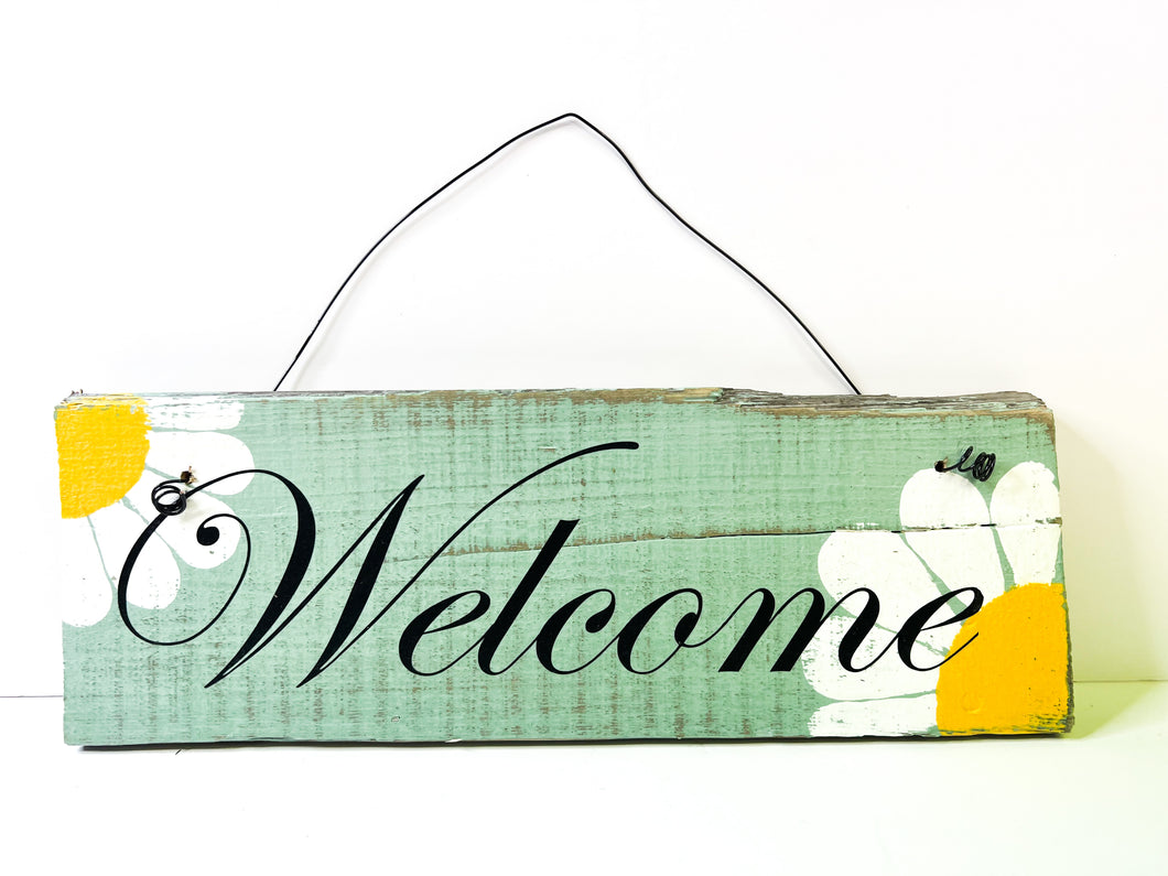 Welcome sign - Pallet Wood