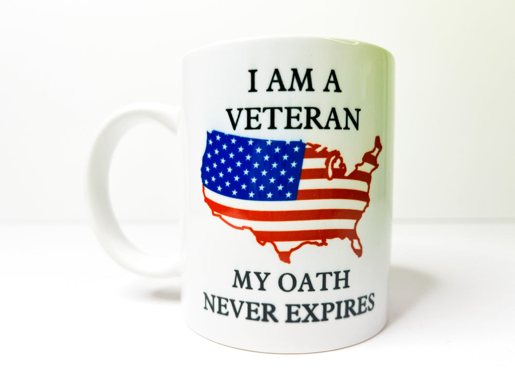 I Am a Veteran Oath Mug - 12oz