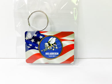 Seabees Inspired Key Chain