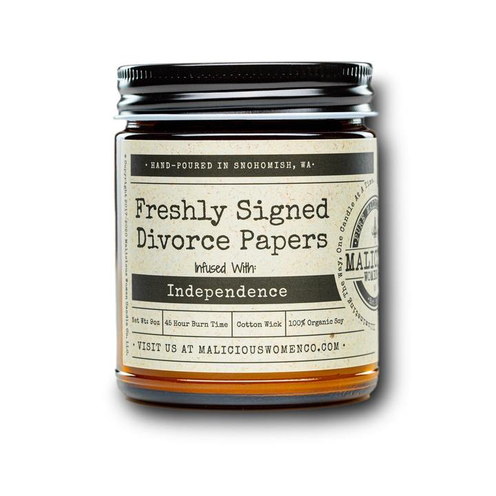 Freshly Signed Divorce Papers - Clean Linen