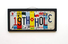 Load image into Gallery viewer, 19th HOLE by Unique Pl8z  Recycled License Plate Art - Unique Pl8z