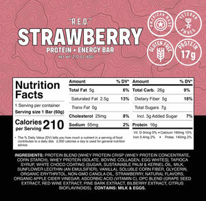 Strawberry Protein Energy Bar