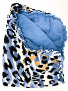 Pet Bed Cover - Blue Leopard - 19"x25"