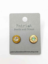 Load image into Gallery viewer, Bullet Primer Stud Earrings - Paradise Shine