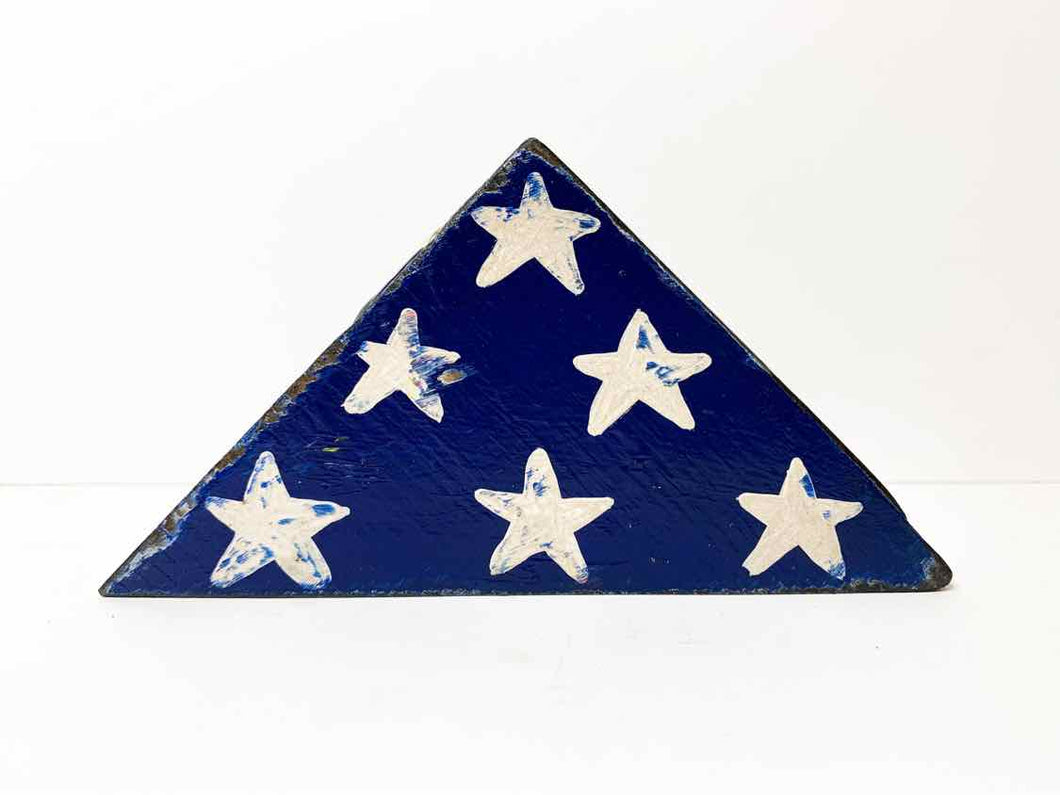 Triangle Flag with Stars