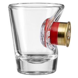One 1 OZ Shot Glass Shell CasingCrazy Russian - Made of Real