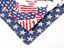 Load image into Gallery viewer, American Flag Reversible Dog Bandana - XSmall