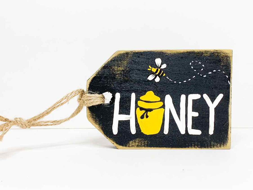 Honey - Wood Tag