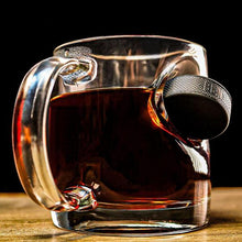 Load image into Gallery viewer, Hockey Puck Drinking Glass - 16oz/Wine Glass/Coffee Mug