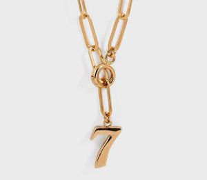 Seven Necklace - 18K Gold Plated