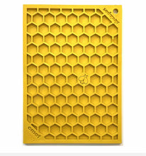Load image into Gallery viewer, EMAT ENRICHMENT LICK MAT - Pink Flower or Yellow Honeycomb
