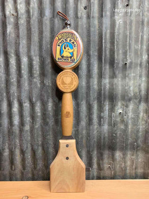 Woodstock Inn Brewery Pigs Ear Brown Ale Beer Tap - Wood Scraper