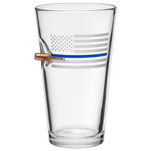 Load image into Gallery viewer, Thin Blue Line Bullet Glass - 16oz or 11oz