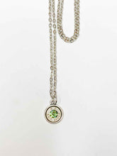 Load image into Gallery viewer, Bullet Primer Slice Necklace - Peridot