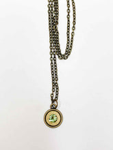 Load image into Gallery viewer, Bullet Primer Slice Necklace - Peridot
