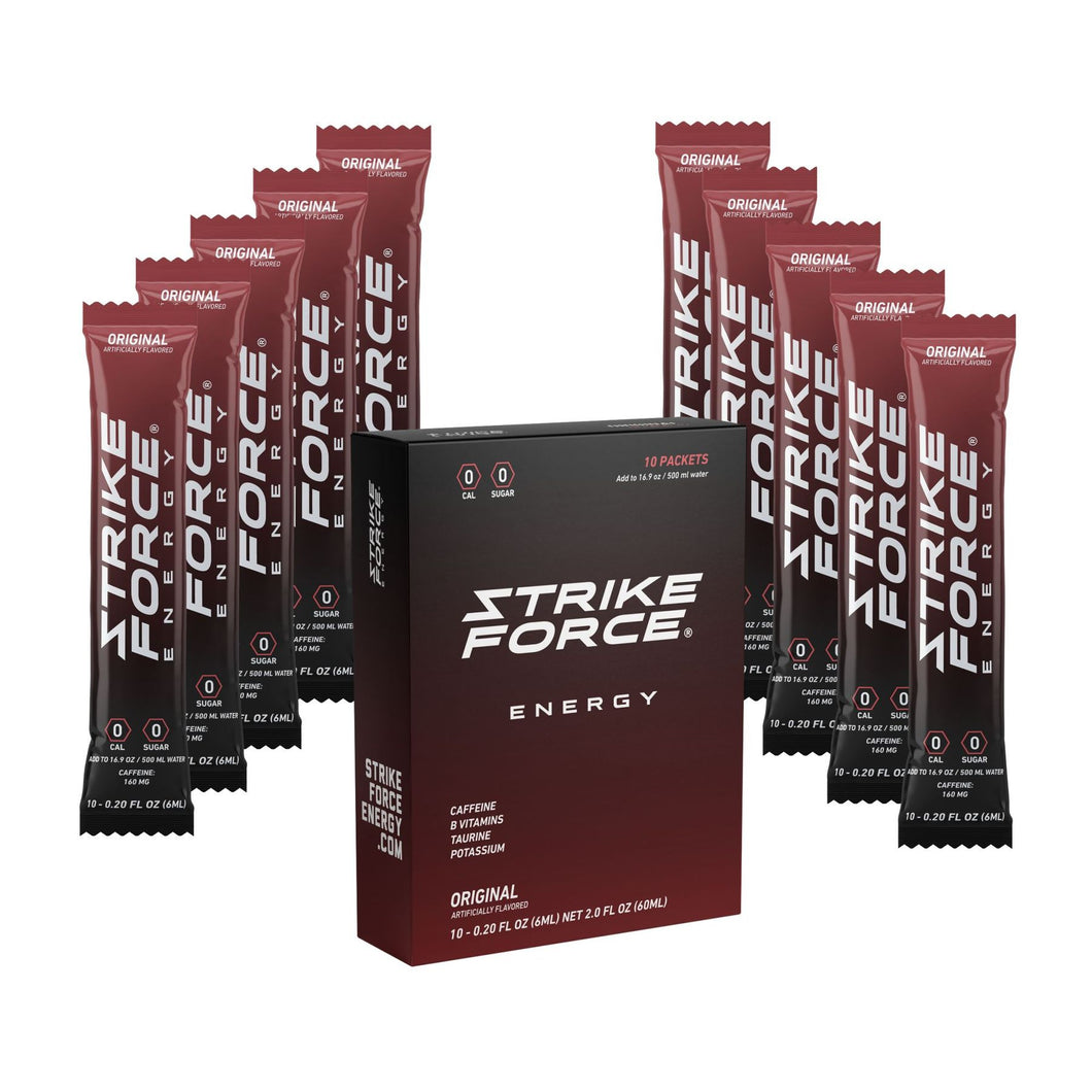 Strike Force Energy Drink - ORIGINAL - 10 pack