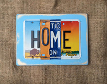Load image into Gallery viewer, HOME by Unique Pl8z  Recycled License Plate Art - Unique Pl8z