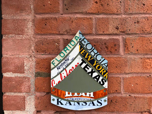 CUSTOM RANK SIGN by Unique Pl8z  Recycled License Plate Art - Unique Pl8z