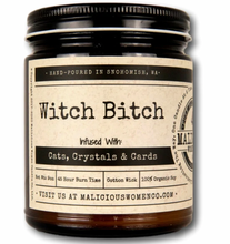 Load image into Gallery viewer, Witch Bitch - Infused With: &quot;Cats, Crystals &amp; Cards&quot; Scent: Citrus &amp; Sage