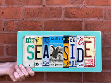 Load image into Gallery viewer, SEASIDE by Unique Pl8z  Recycled License Plate Art - Unique Pl8z