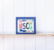 Load image into Gallery viewer, USCG by Unique Pl8z  Recycled License Plate Art - Unique Pl8z
