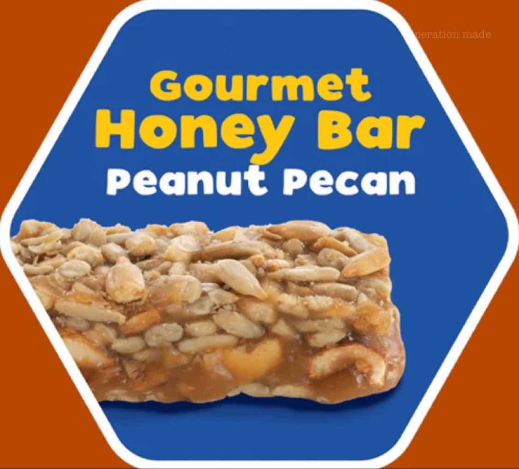 Peanut Pecan Gourmet Honey Bar