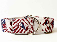 Load image into Gallery viewer, American Flag Martingale Dog Collar -1.5&quot; -  Large