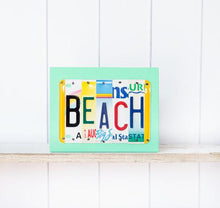 Load image into Gallery viewer, SANDY FEET by Unique PL8z  Recycled License Plate Art - Unique Pl8z