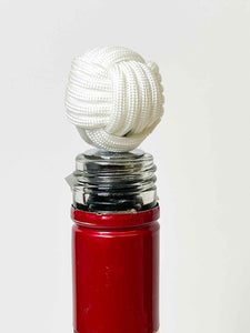 Paracord Wine Stopper - White