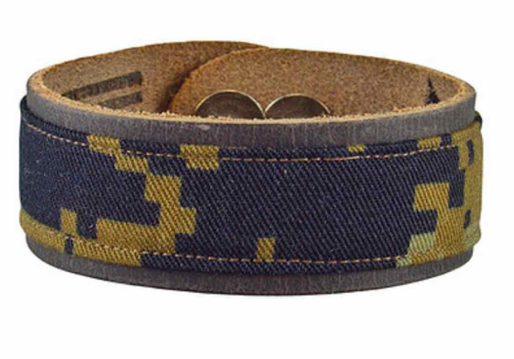 Combat Uniform Leather Bracelet