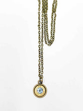 Load image into Gallery viewer, Bullet Primer Necklace - Aquamarine