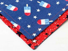 Load image into Gallery viewer, Popsicle Reversible Dog Bandana - Small