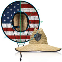 Load image into Gallery viewer, Bright Stripes Straw Hat