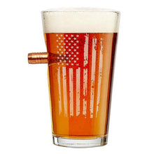 Load image into Gallery viewer, Patriotic Bullet Glass - 16oz or 11oz