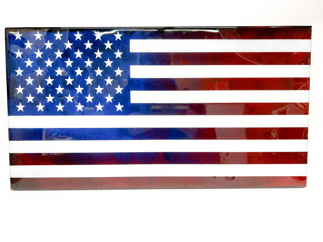 50 Star American Flag - Resin Series