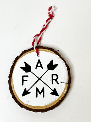 Farm Wood Ornament