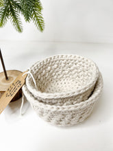 Load image into Gallery viewer, Farmhouse Style Set of 2 Jessie Baskets