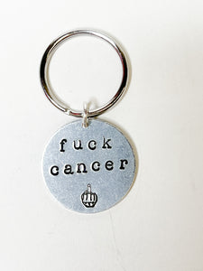 F*ck Cancer - Middle Finger Key Chain