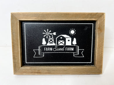 Farm Sweet Farm - Brown Frame