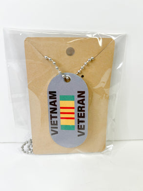 Vietnam Veteran Dog Tag Necklace
