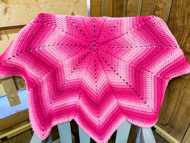 Pink Starburst  Blanket - 36