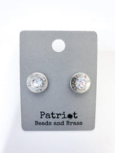 Load image into Gallery viewer, Bullet Primer Stud Earrings - Clear