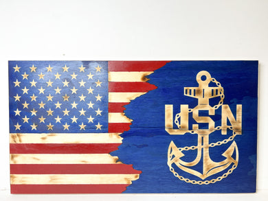 U.S. Navy Tribute American Flag