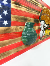 Load image into Gallery viewer, 3D Army Wood Flag