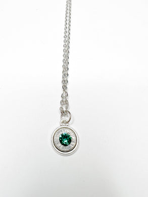 Bullet Primer Necklace - Emerald