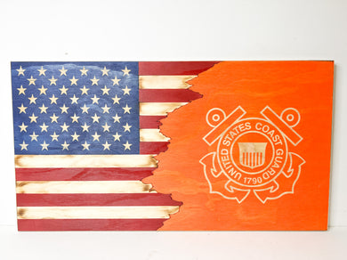 U.S. Coast Guard Tribute American Flag
